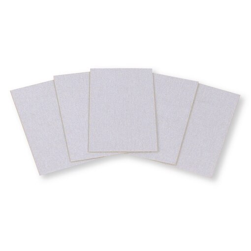 Garniture papier abrasif autofixant 123x72 mm P80